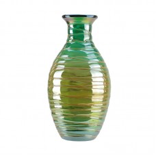 Northlight Colored Swirls Hand Blown Decorative Glass Vase NLGT6290